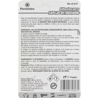 Pegamento para espejo retrovisor 22-LP Permatex