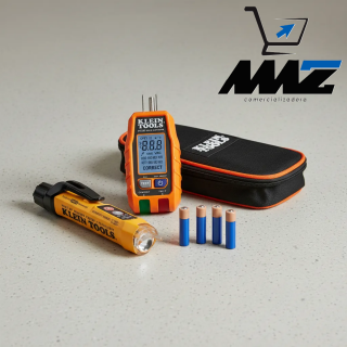 Kit de prueba eléctrica NCVT de Rango dual y probador de receptáculo GFCI Klein Tools