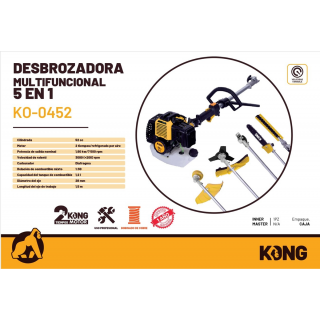 Desbrozadora Multifuncional 5 en 1 KO-0452 Kong