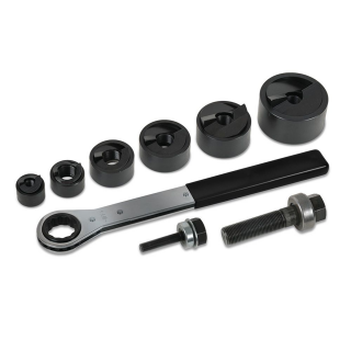 Juego de 6 Sacabocados KT de 0.50'' a 2'' en estuche 53732SEN Klein Tools