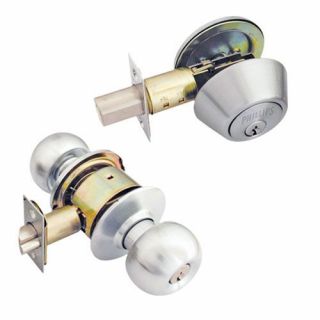 Combo gamma cerradura y cerrojo LL-LL Cromo Mate (81204) Phillips