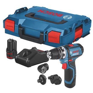 Taladro / Atornillador ¼" Y 3/8" 12V 0 - 1,300 rpm Heavy Duty GSR 12V-15 FC 19F6.0 Bosch