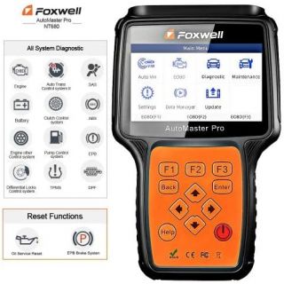 Escaner de motor Obd Bcm Hvac cuerpo de aceleracion Nt680pro Foxwell