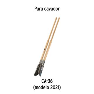 Cava Hoyos Mango De Madera 45" 11973 CA-36 Truper