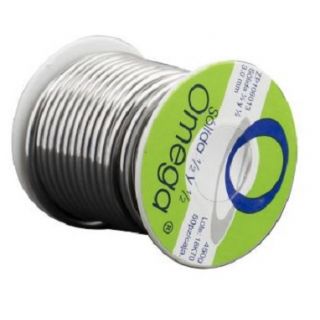 Soldadura para plomería omega 3 mm 450 g verde Omega
