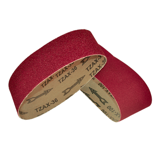 Banda de lija TZAX 76 x 533 mm grano 60 1020 Austromex
