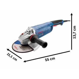 Amoladora Angular 9" Heavy Duty GWS 25-230 18F4.0 Bosch