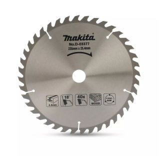 Sierra para madera 9-1/4 Pulg 40 dientes D-03377 Makita