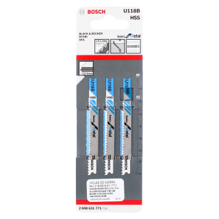 Segueta para caladora U118B 3PZ Bosch