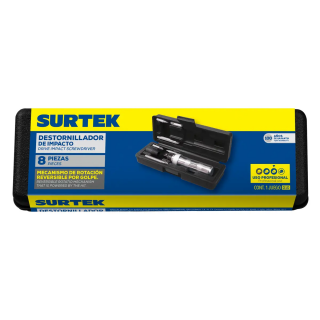 Desarmador de impacto con 4 puntas D10 Surtek