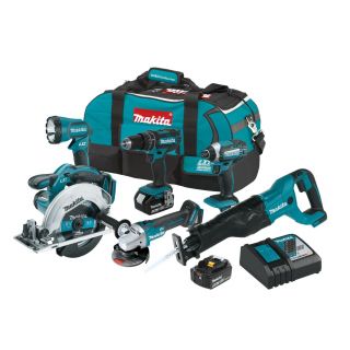 Combo 6 Pz inalámbricas 18V XT610 Makita