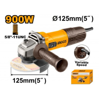 Miniesmeriladora 4 1/2" 900W UAG900285 Ingco