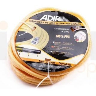 Manguera para compresora amarilla 10m AD-206 Adir
