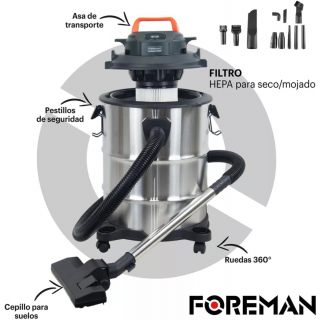 Aspiradora Sólido Líquido 2200W 35L FOTIGG35L Foreman