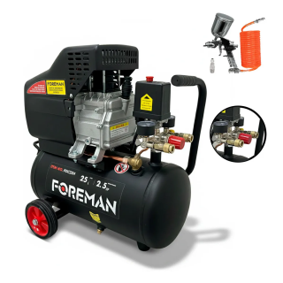 Compresora 2.5 HP 25 Lt FOC25H Foreman