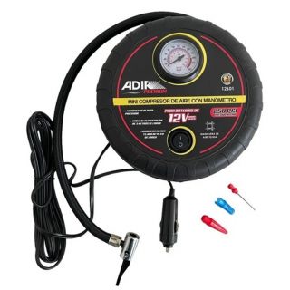 Mini Compresor de Aire con Manómetro 12601 Adir