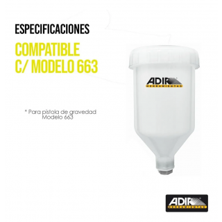 Vaso de plástico 600 ml AD-731 Adir