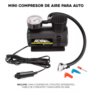 Mini Compresor con Conector Encendedor AD-658 Adir