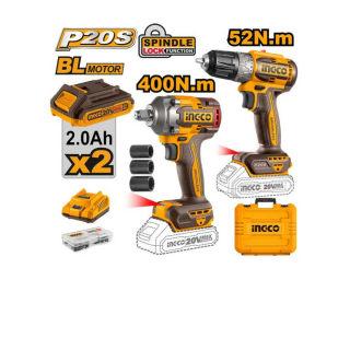 Combo Rotomartillo + Llave de impacto 20V UCKLI20275 Ingco