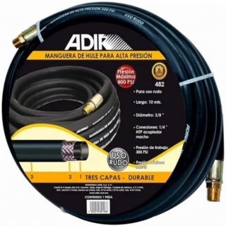 Manguera de alta presión macho 3/8 Pulg 15m AD-483 Adir
