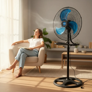 Ventilador 2Pzs 3 en 1, 18” RB-FS-18 Redbo