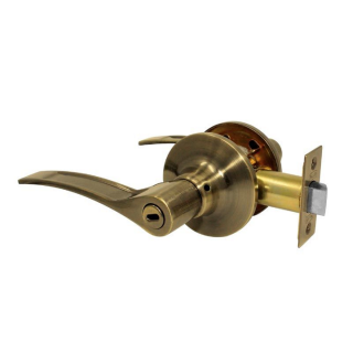 Cerradura para recámara Latón Antiguo 81515 ROBLE tubular Phillips