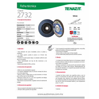 Disco laminado Easy-cut 7 Pulg 2732 Austromex