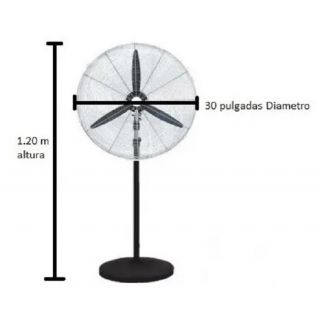 Ventilador industrial de pedestal de 30 Pulg AD-2072 Adir
