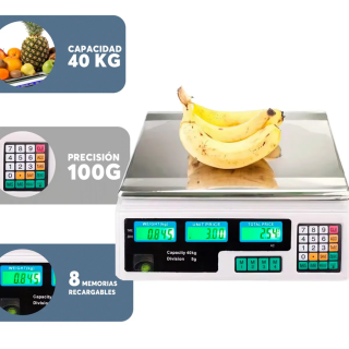 Báscula Electrónica 40 Kg 1702 Adir