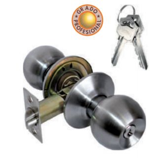 Cerradura De Pomo Para Baño MG-SS (232628) Austral.