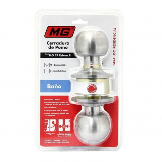 Cerradura De Pomo Para Baño MG-SS (232628) Austral.