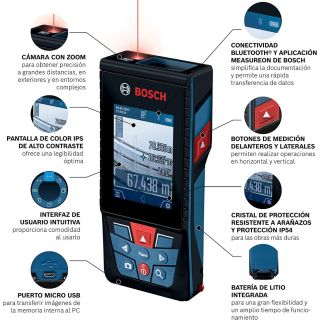 Medidor Láser de Distancias GLM 150-27 C Bosch