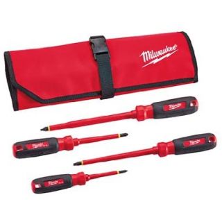 Juego de desarmadores aislados 1000V 4 Pz 48-22-2204 Milwaukee