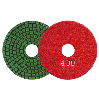 Pad de diamante Pulido en húmedo grano 400 Easy-cut 4 Pulg Austromex