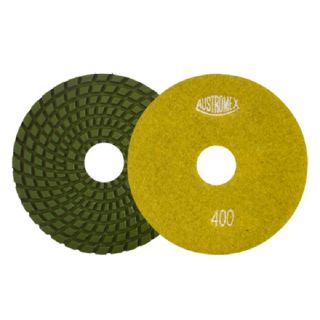 Pad de diamante Pulido en húmedo grano 400 Easy-cut 4 Pulg Austromex