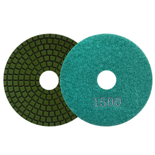 Pad de diamante Pulido en húmedo grano 1500 Easy-cut 4 Pulg Austromex