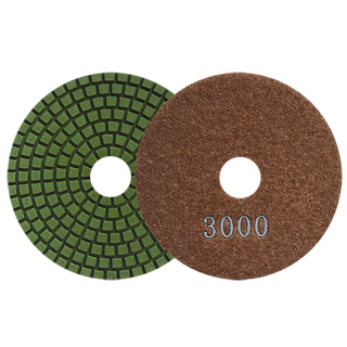 Pad de diamante Pulido en húmedo grano 3000 Easy-cut 4 Pulg Austromex