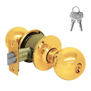 Cerradura 80 para entrada Ball laton brillante 80051 Yale