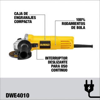 Miniesmeriladora 4-1/2 Pulg 750W DWE4010 DeWalt