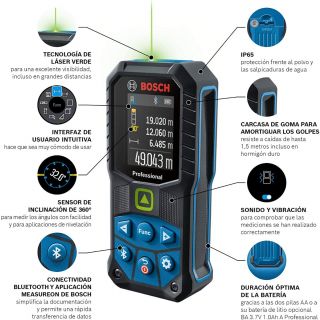 Medidor de Distancia Láser GLM 50-27 CG Bosch