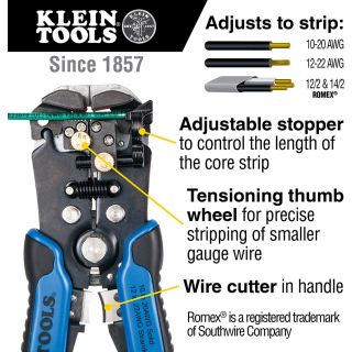 Pelacables y cortador Katapult™ para cable sólido y trenzado - 11063W