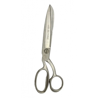 Tijera de sastre cromada #12 Dos Plumas