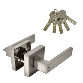 Cerradura para recámara Castelli 4979 Niquel Satinado Yale