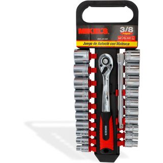 Juego de dados y accesorios 21 Pz JAC-3821 Tamer