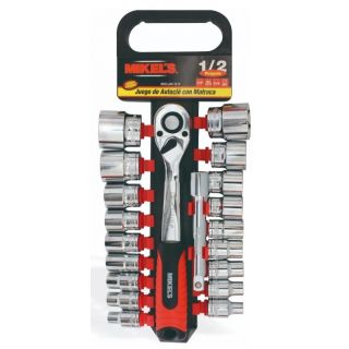 Juego de dados y accesorios 19 Pz JAC-1219 Tamer