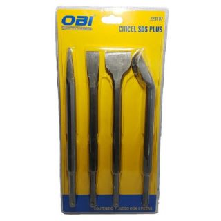 Juego de 4 cinceles SDS PLUS 223107 OBI