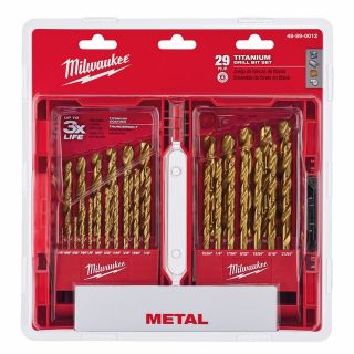 Juego de brocas 29 Pz titanio 890012 Milwaukee