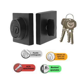 Cerrojo llave  mariposa argos negro 89525 Yale