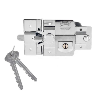Cerradura de sobreponer acero sólido AS-850 Izq Phillips