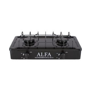 Estufa de mesa de 2 Quemadores ALFA